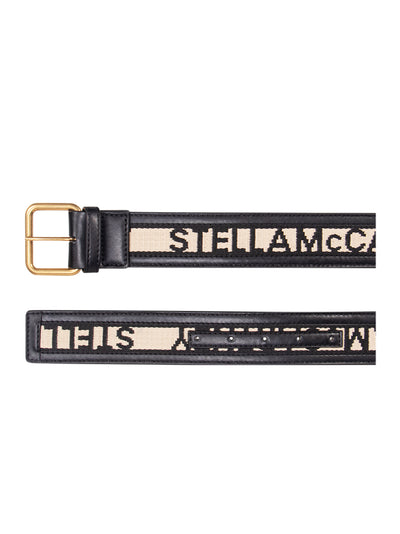 Cintura Belt H4 Eco Monogram Fabric (Ecru/Black)