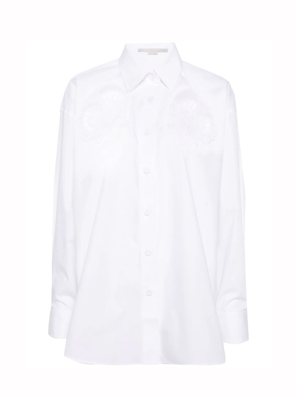 Cornelli Oversized Shirt (Pure White)