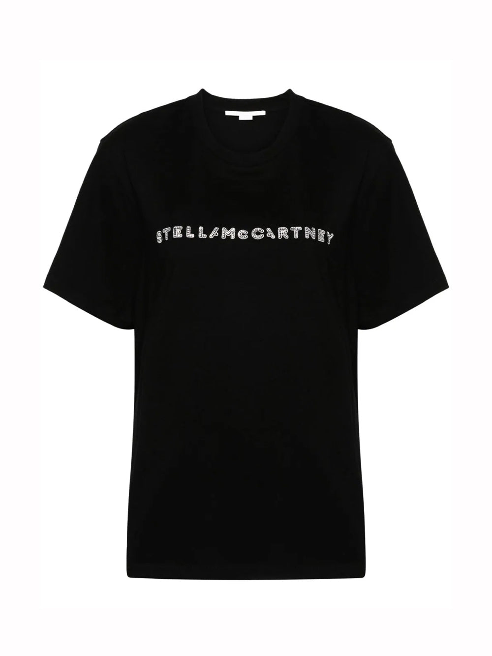 Crystal-Embellished T-Shirt (Black)