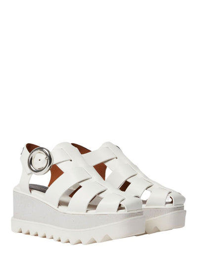 Elyse Alter Mat Platform Sandals (Ivory)