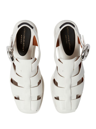 Elyse Alter Mat Platform Sandals (Ivory)