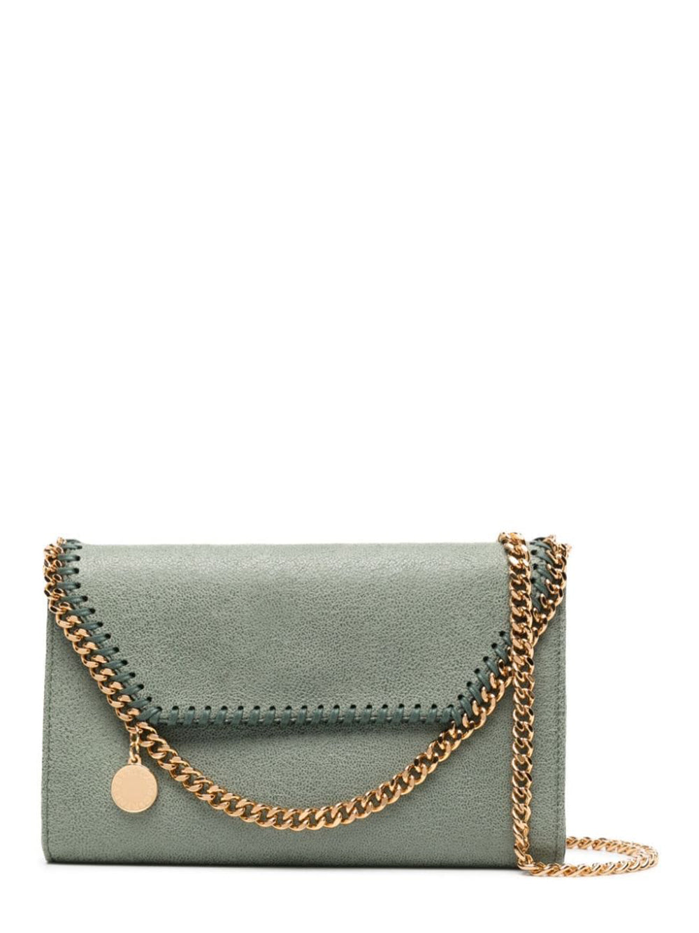 Falabella Mini Crossbody (Stone Green)