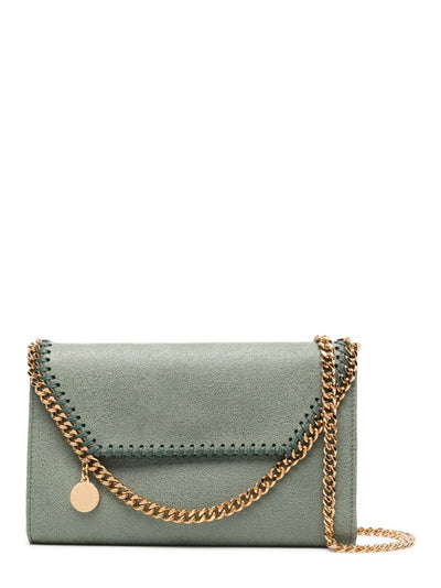 Falabella Mini Crossbody (Stone Green)