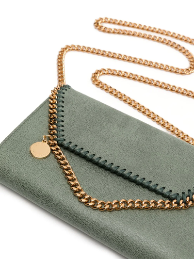 Falabella Mini Crossbody (Stone Green)