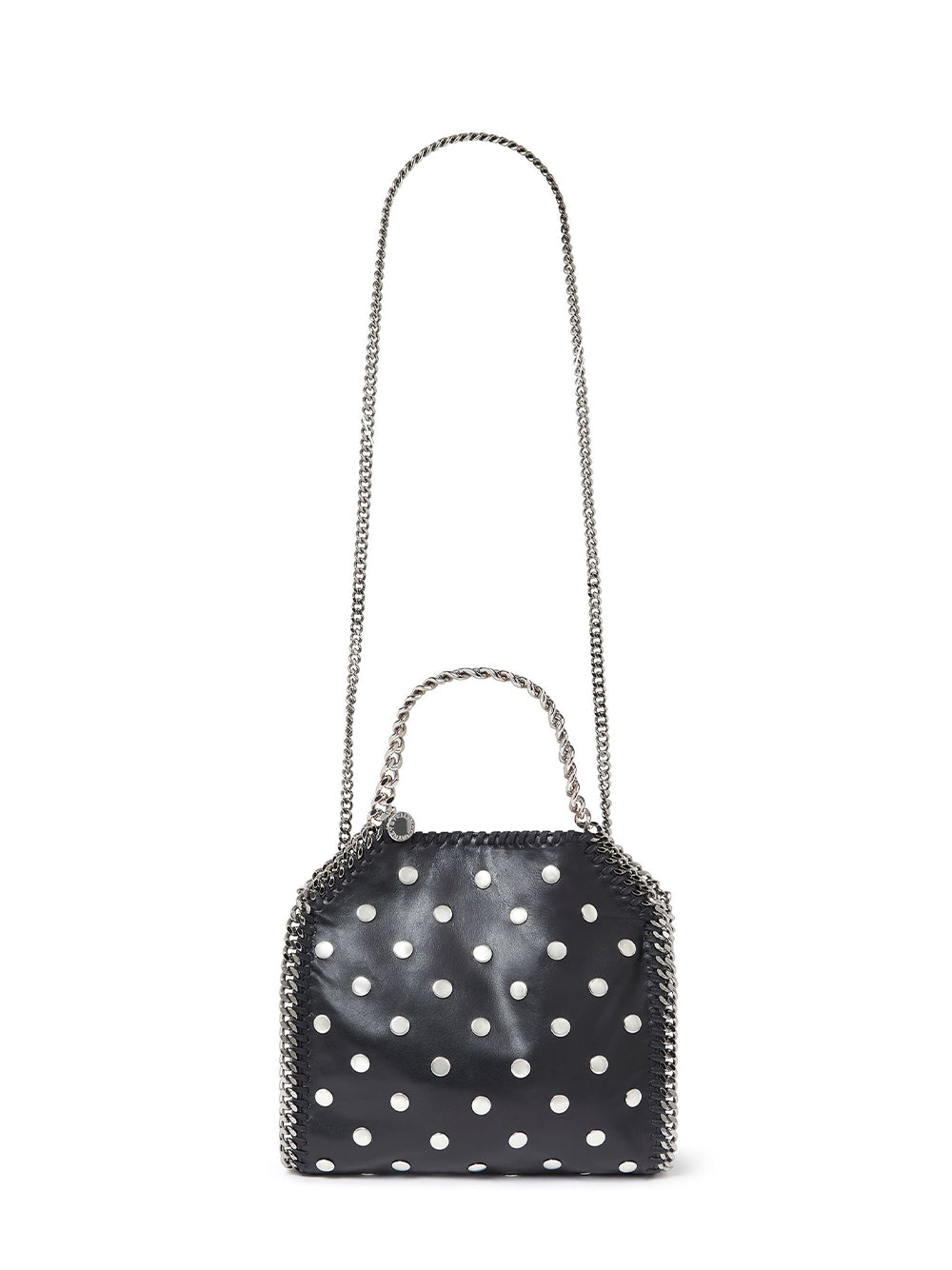 Falabella Mini Tote All Over Studded Alter Mat (Black)