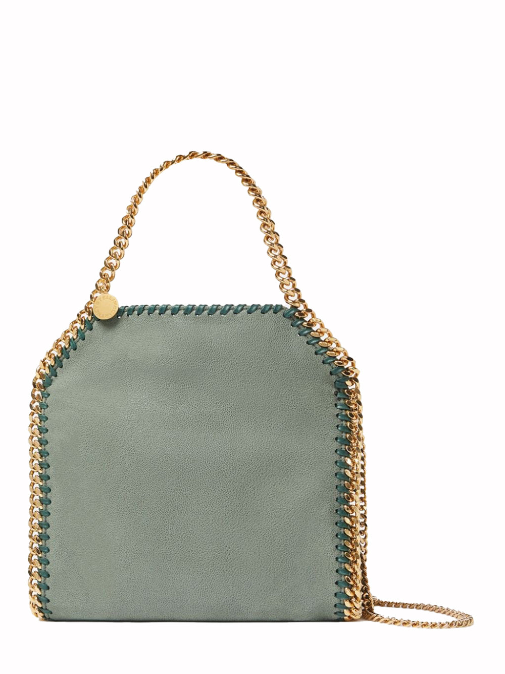 Falabella Mini Tote Eco Shaggy Deer (Stone Green)