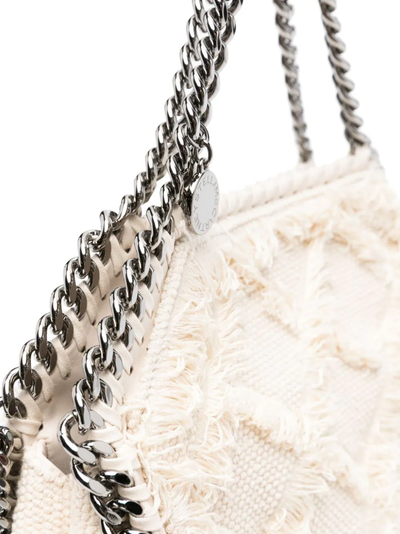 Falabella Mini Tote Frayed Fabric (Natural)