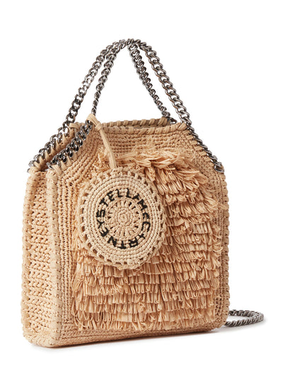 Falabella Raffia Tiny Tote Bag (Natural)