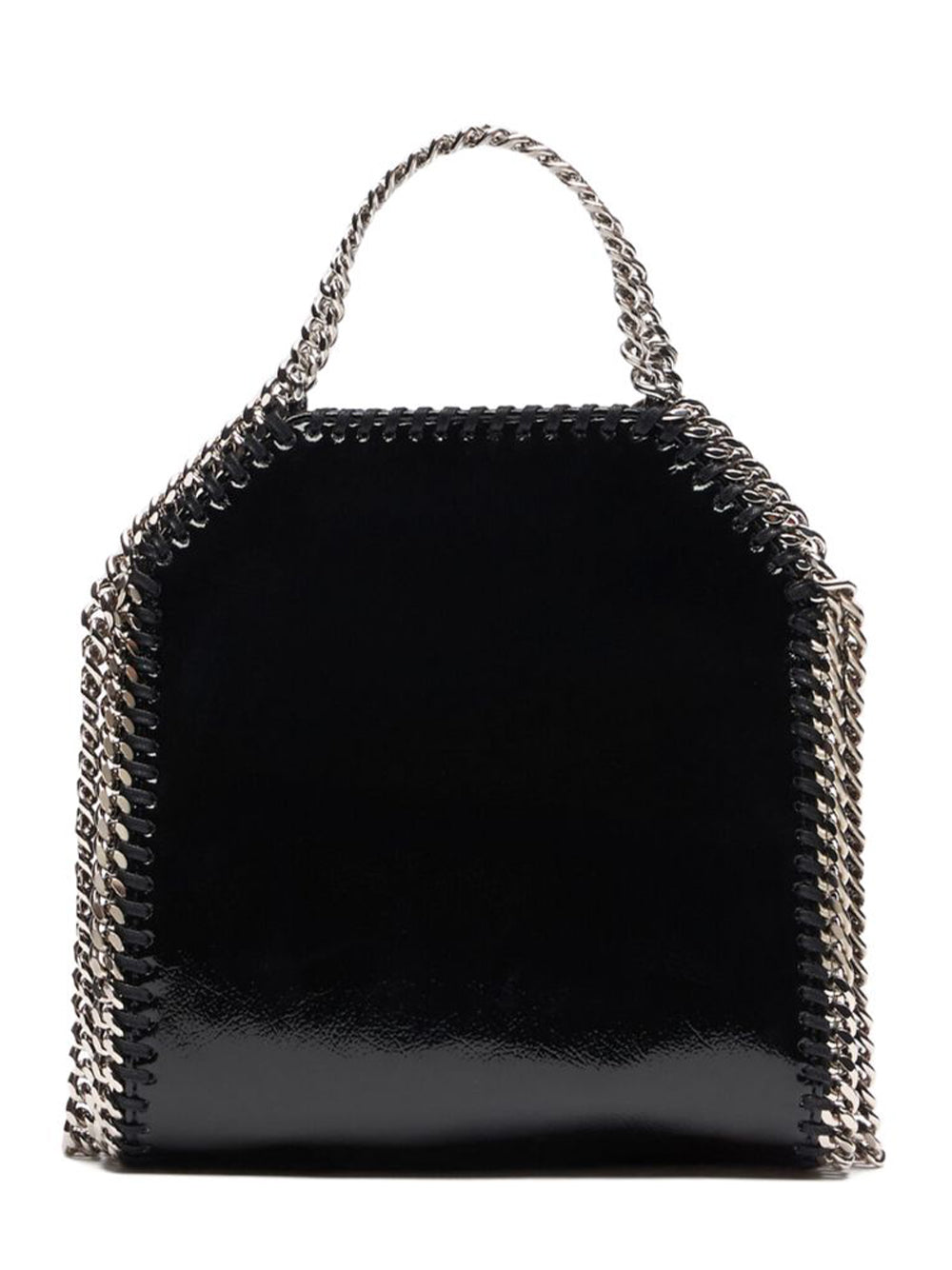 Falabella Tiny Bag Crinkled Pa Black