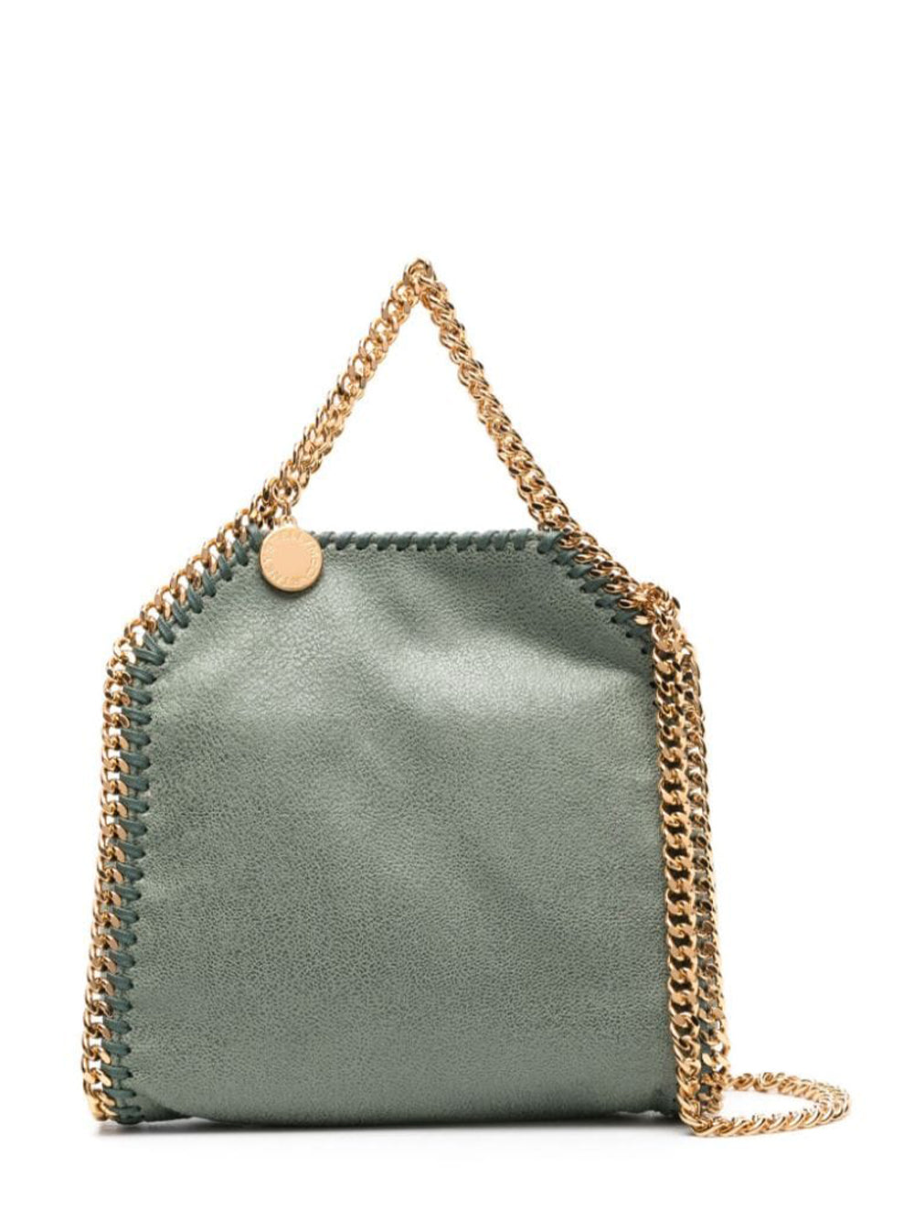 Falabella Tiny Tote Eco Shaggy Deer (Stone Green)