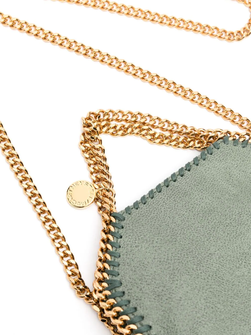 Falabella Tiny Tote Eco Shaggy Deer (Stone Green)