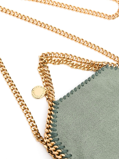 Falabella Tiny Tote Eco Shaggy Deer (Stone Green)