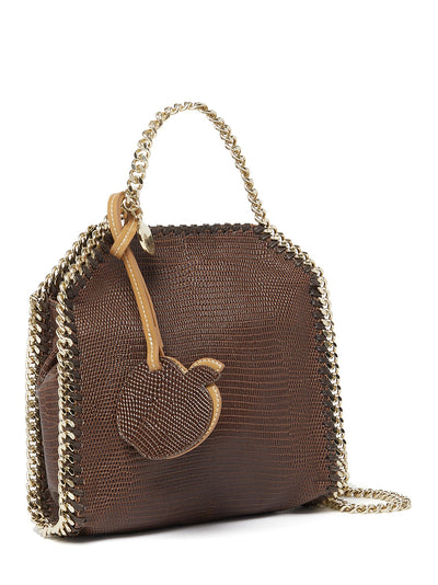 Falabella Tiny Tote Embossed Alter Mat (Chocolate Brown)