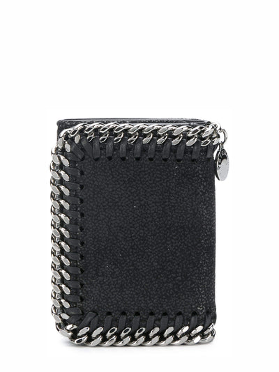 Falabella Tri-Fold Wallet (Black)