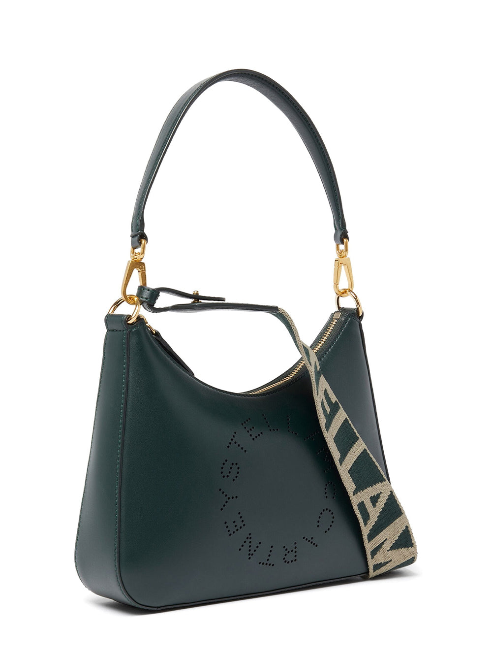 Logo Crossbody Shoulder Bag (Pine Green)