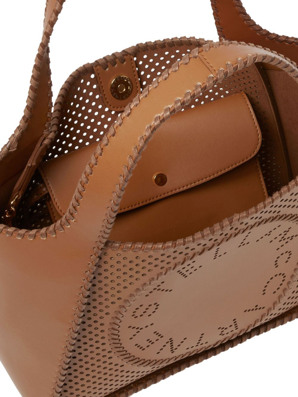 Logo Crossbody Tote Bag (Brandy)