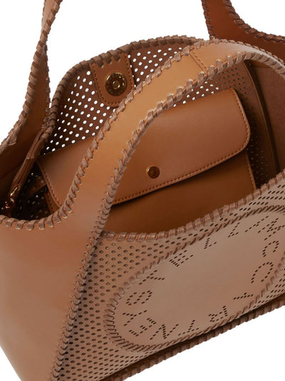 Logo Crossbody Tote Bag (Brandy)