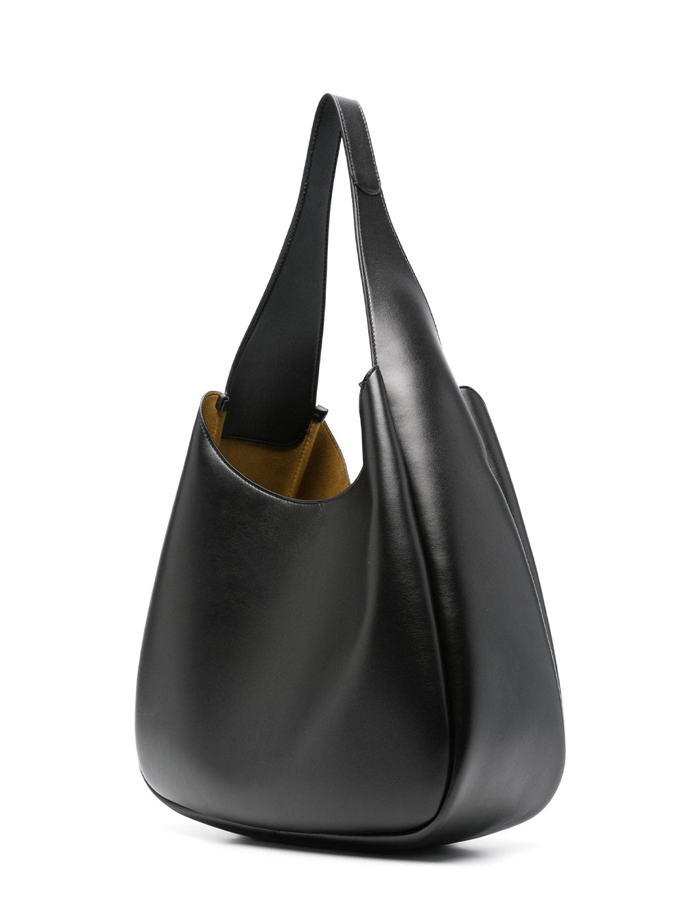 Logo Slouchy Hobo Tote Bag (Black)
