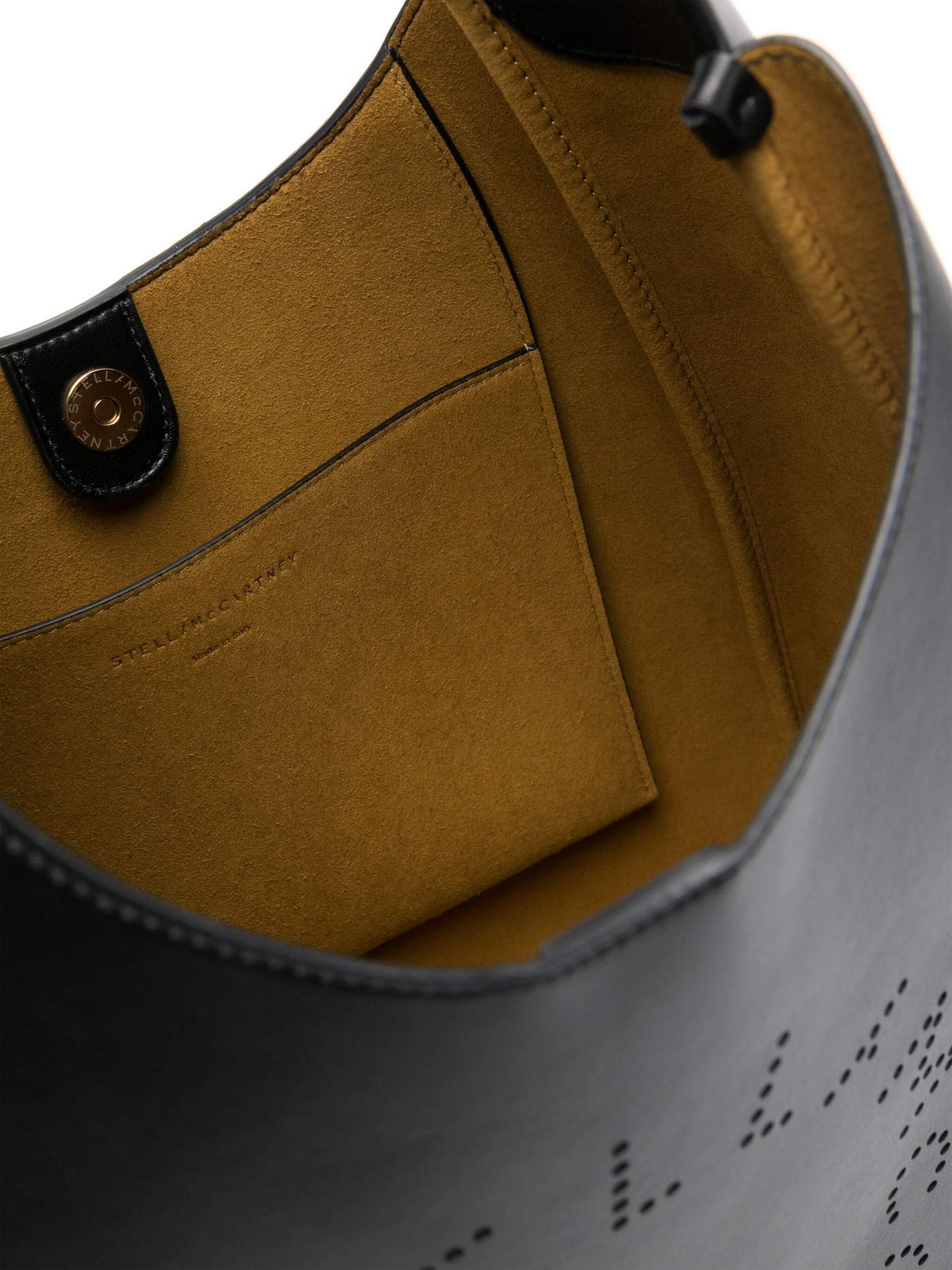 Logo Slouchy Hobo Tote Bag (Black)