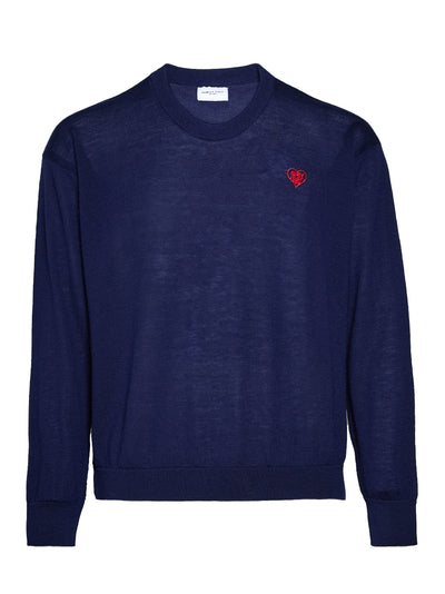 Crewneck Merino Dark Blue