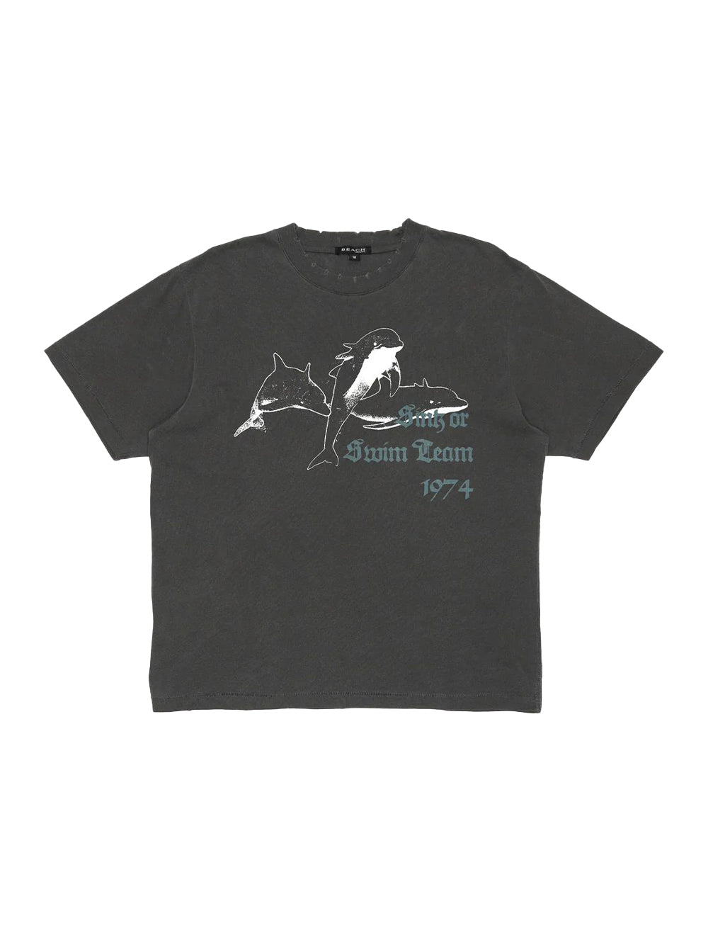 Swim Team Tee Charcoal