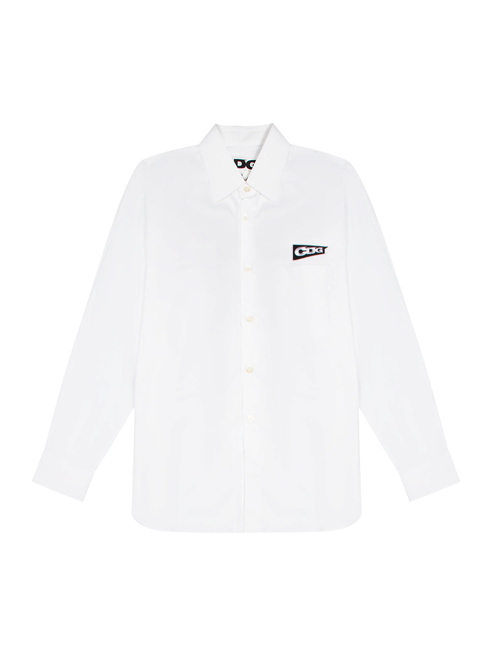 Shirt Cdg Patch White