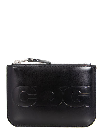 Wallet Embossed Logo Black