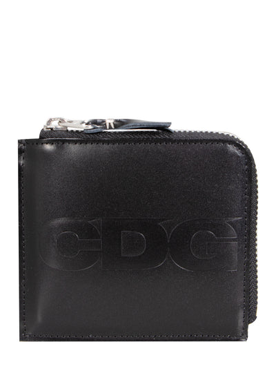 Wallet Embossed Logo Black