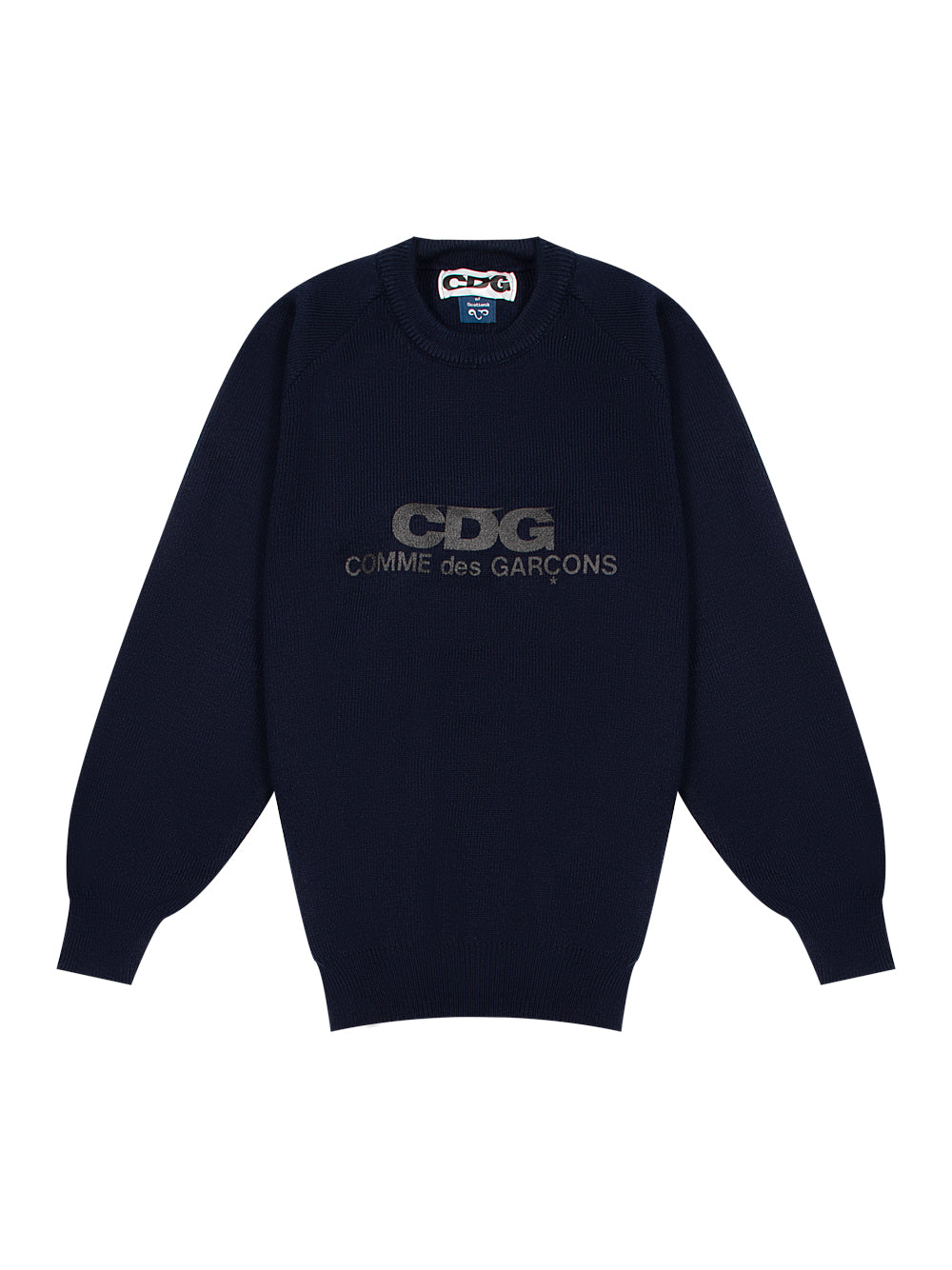 Charles Kirk School Round Low Gauge Pullover Navy