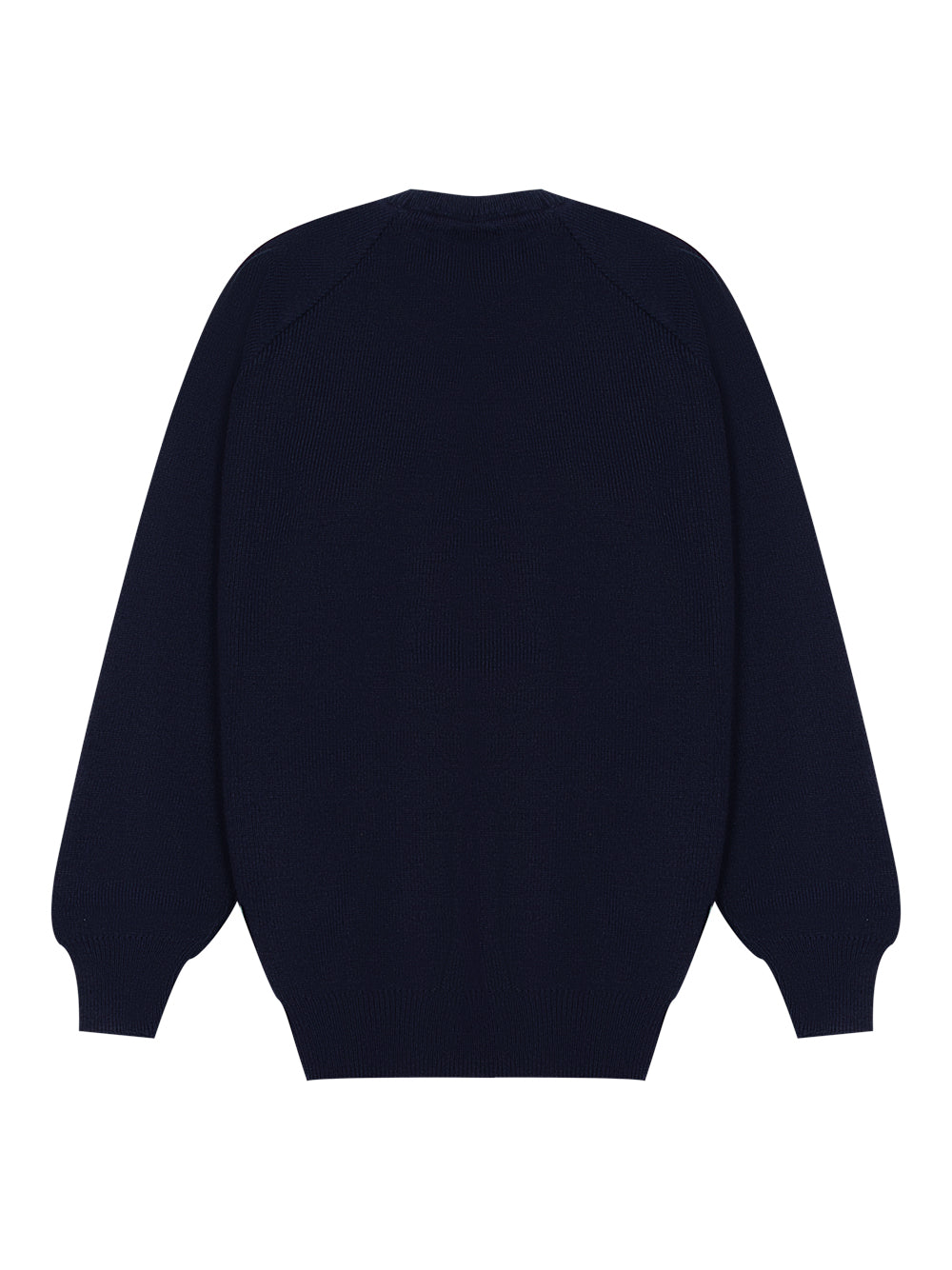 Charles Kirk School Round Low Gauge Pullover Navy