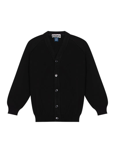 Charles Kirk School Round Low Gauge Cardigan Black