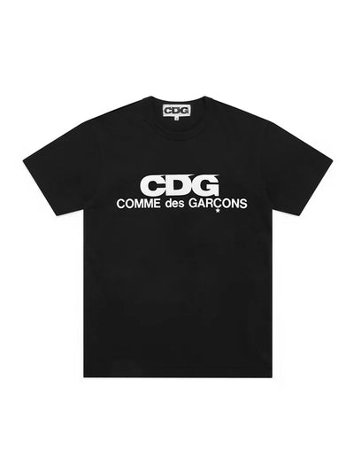 CDG Logo T-Shirt Black