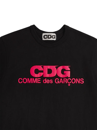 Fluorescent CDG Logo T-Shirt (Pink)