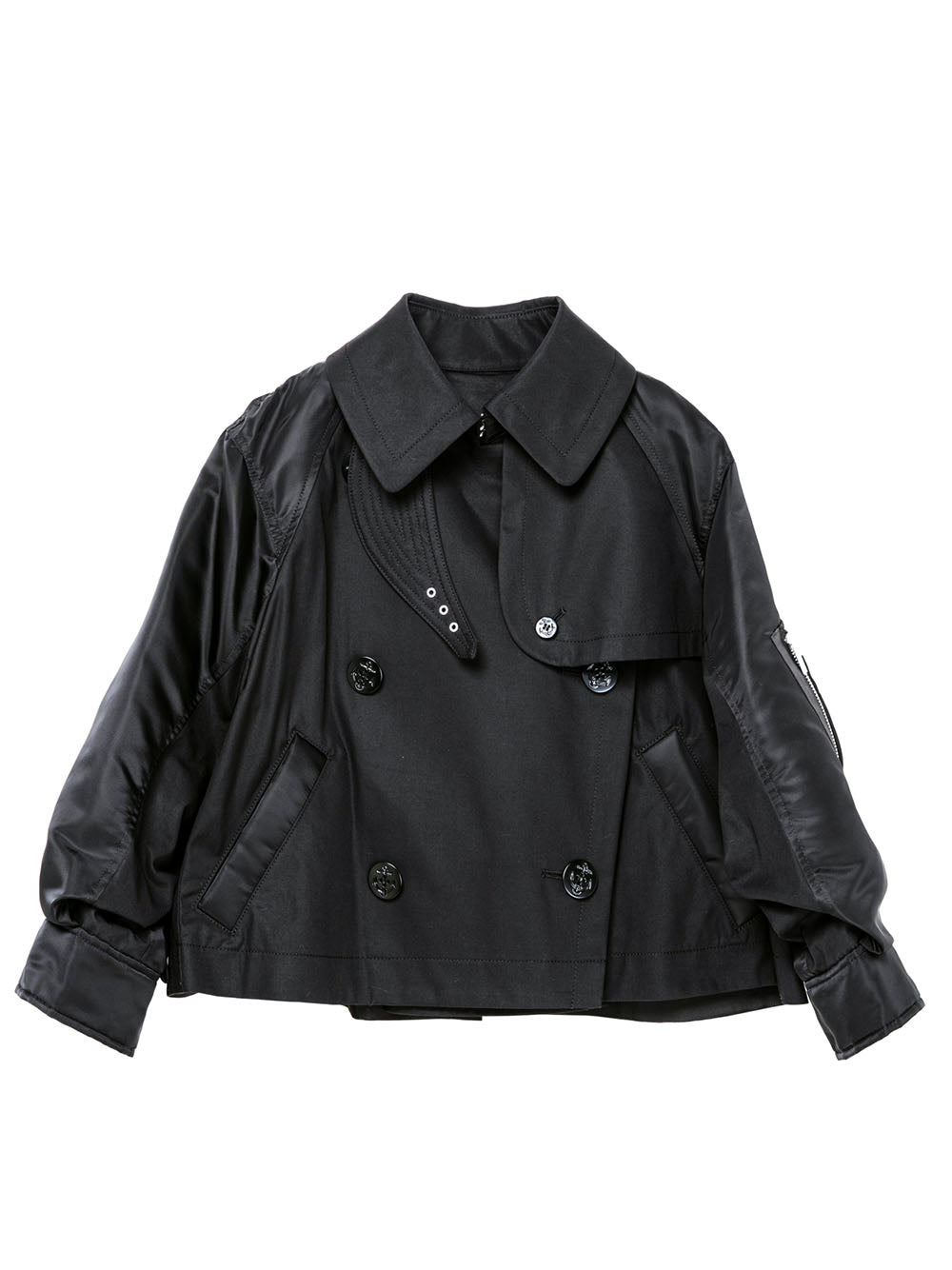 Sacai Gabardinexny Twill Jacket (Black)