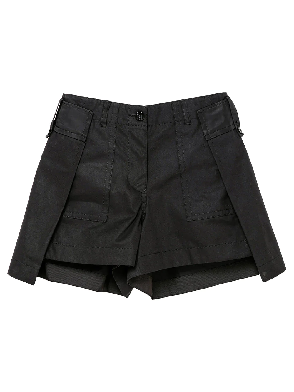 Sacai Gabardinexny Twill Shorts (Black)