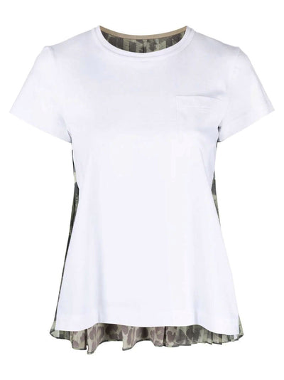 Sacai Leopard Print T-Shirt (White)