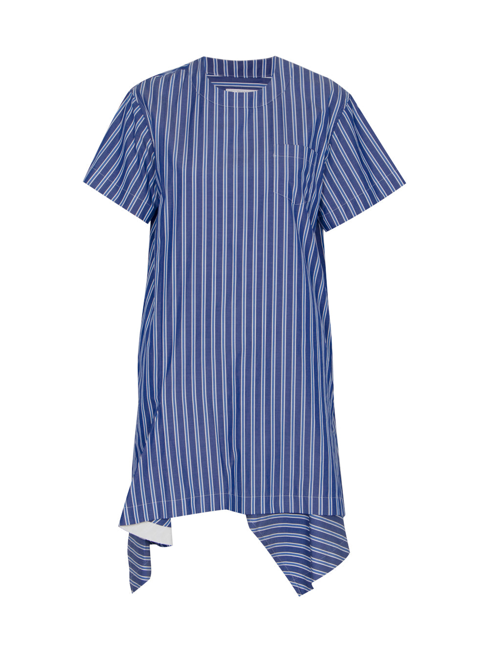 Cotton Poplin Pullover (Stripe)