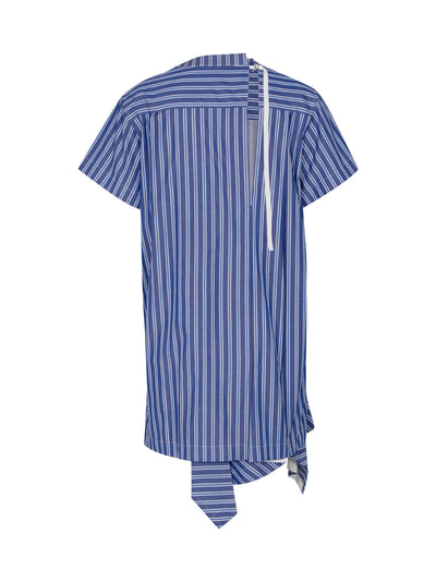 Cotton Poplin Pullover (Stripe)