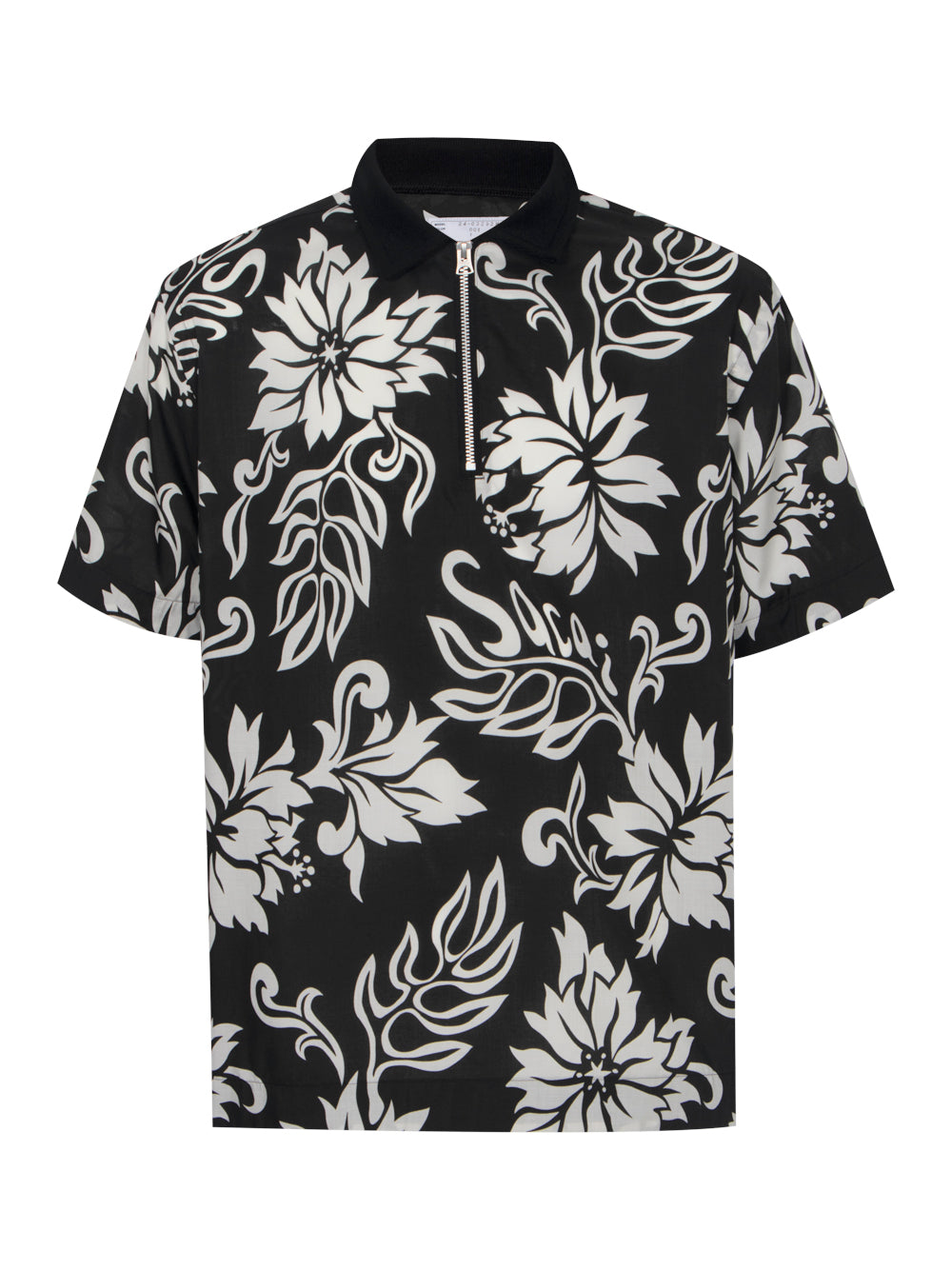 Floral Print Pullover (Black)