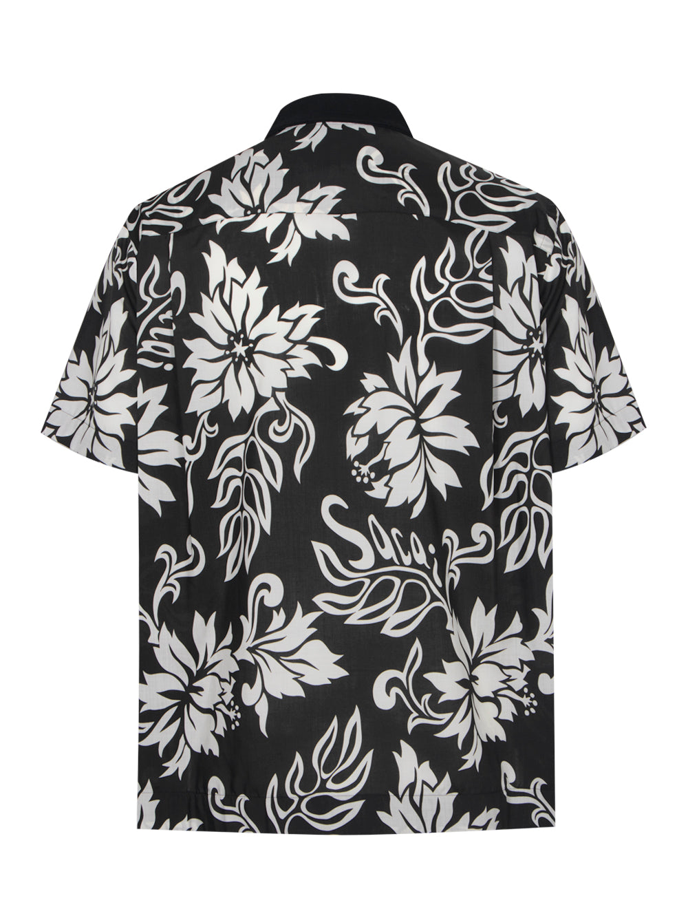 Floral Print Pullover (Black)