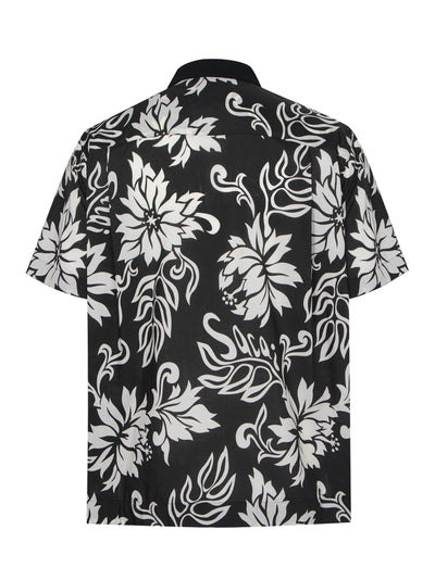 Floral Print Pullover (Black)