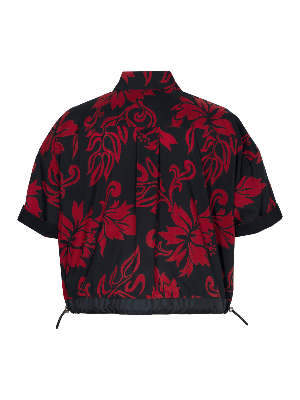 Floral Print Shirt (Red)