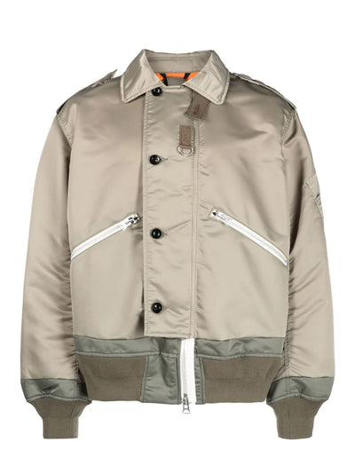 Sacai+NylonTwillBlouson+LKhaki+01