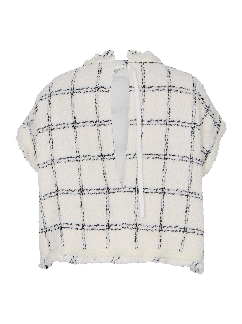 Tweed Pullover (Off-White)