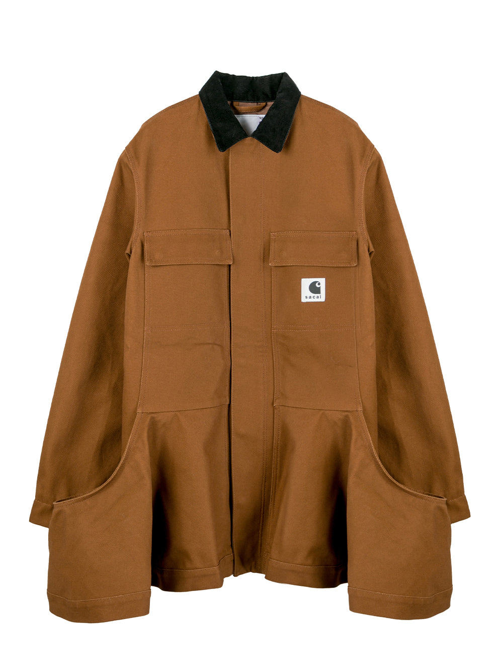 Sacai x Carhartt WIP W' Duck Bonding Dress Coat (Dark Beige)