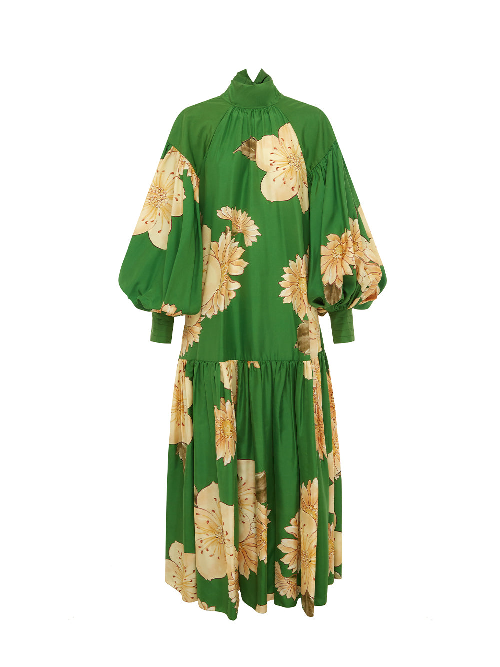 Sage Silk Gown (Green)