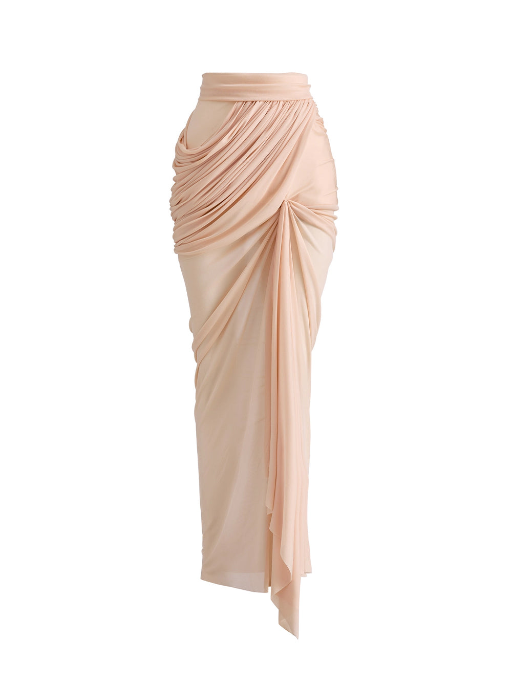 Savour Drape Skirt (Nude Peach)