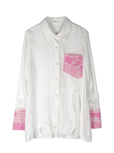 Severus Mixed Media Oversized Shirt (UV Reactive)