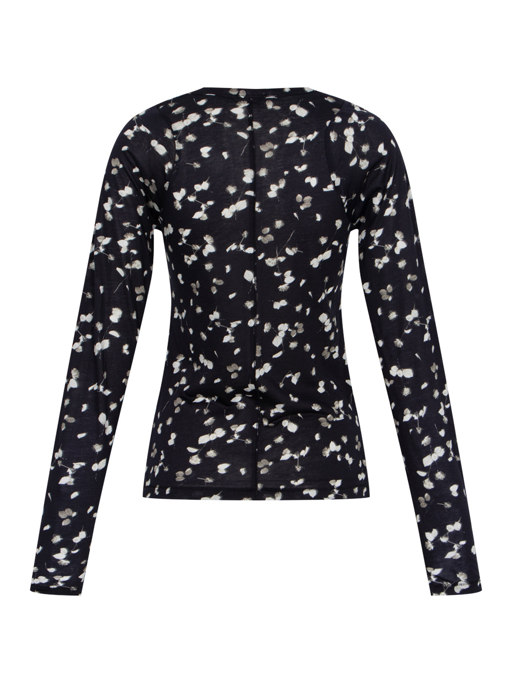 Shaw Cotton Paneled Long Sleeve (Black White Multi)