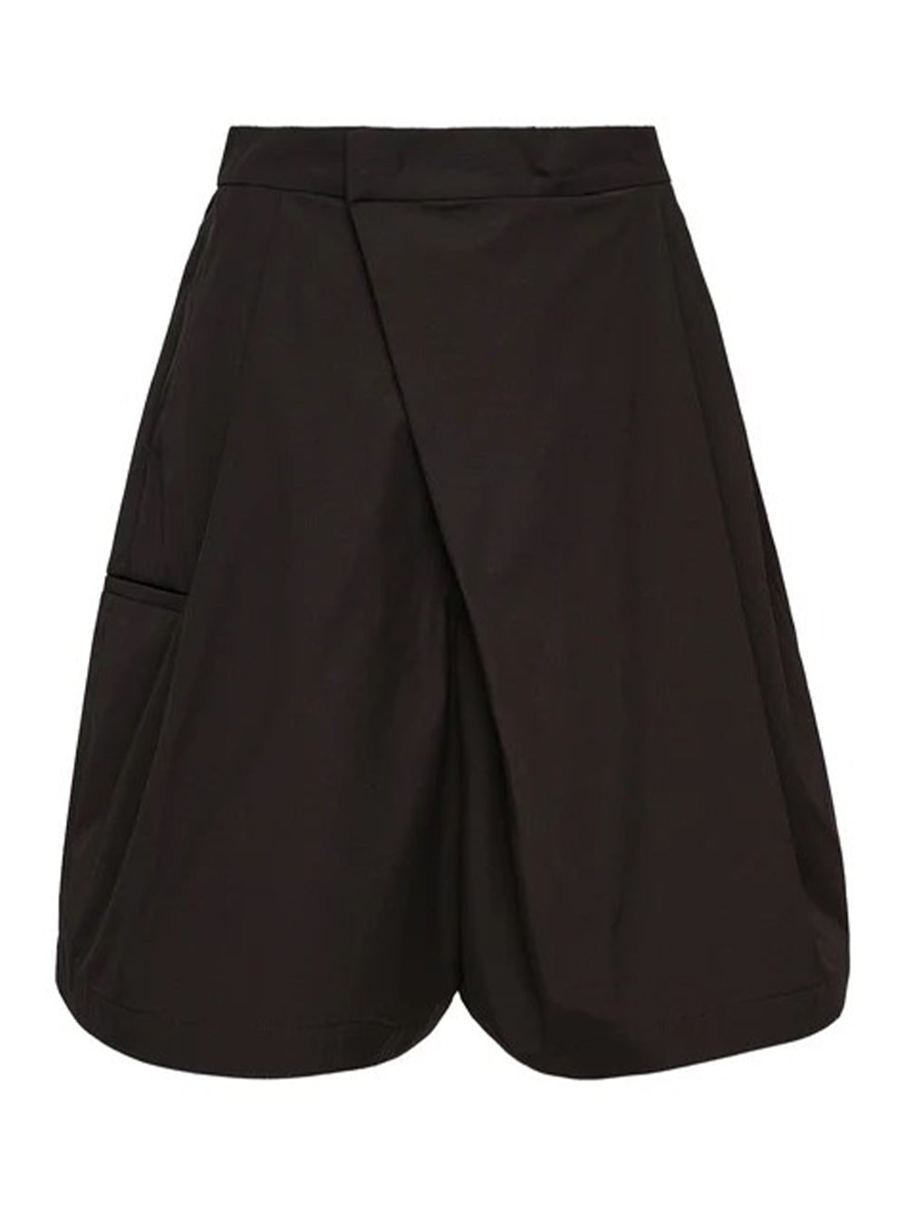 Sheen Cotton Taffeta Shorts (Black)